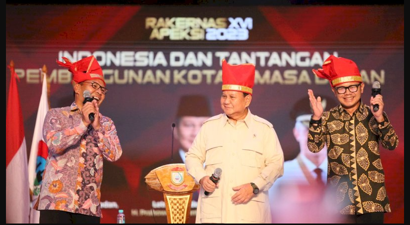 Prabowo Subianto Salut dengan Rakernas Apeksi di Makassar
